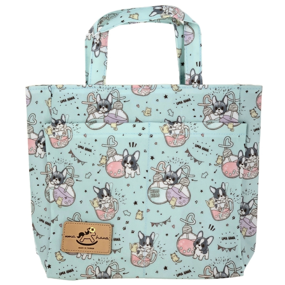 Waterproof French Bulldog Mini Tote Handbag